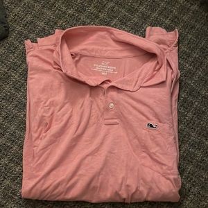 Pink Men’s vineyard vines polo size 2XLT